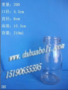 徐州玻璃奶瓶價格 廠家直銷無鉛飲料瓶