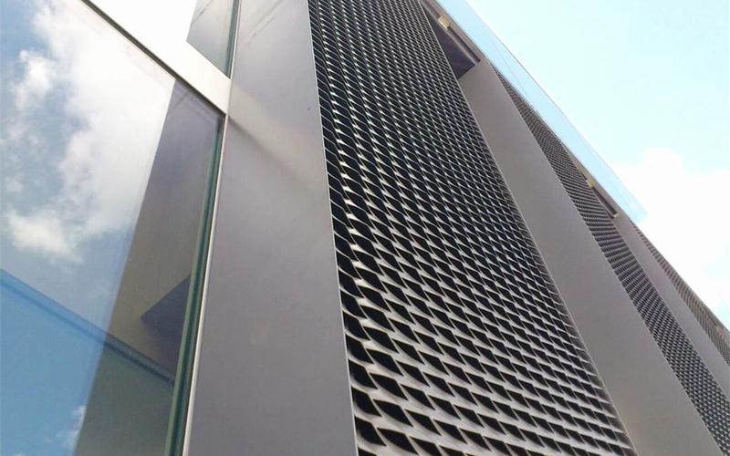 金屬幕墻網效果圖大全,金屬幕墻網新型環保建筑外墻裝飾材料